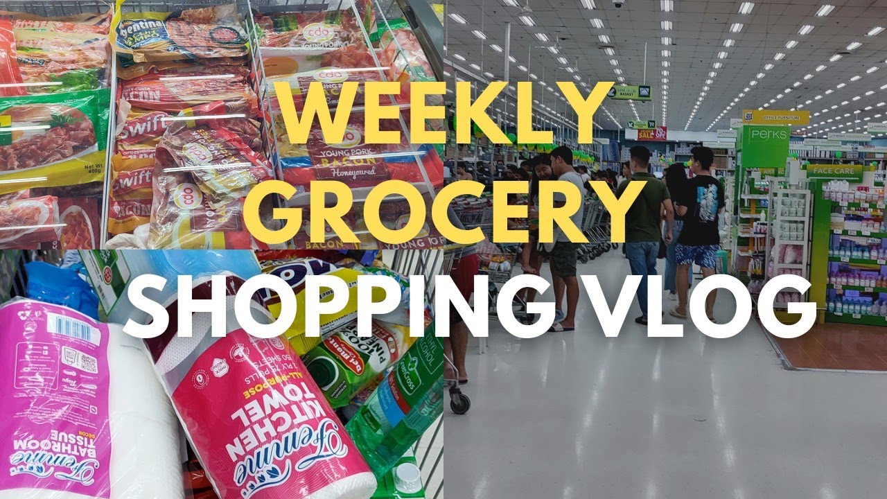 LIVING IN THE PHILIPPINES|WEEKLY REALISTIC GROCERY SHOPPING VLOG|FAMILY OF 4|BUYING BAON FOR SCHOOL