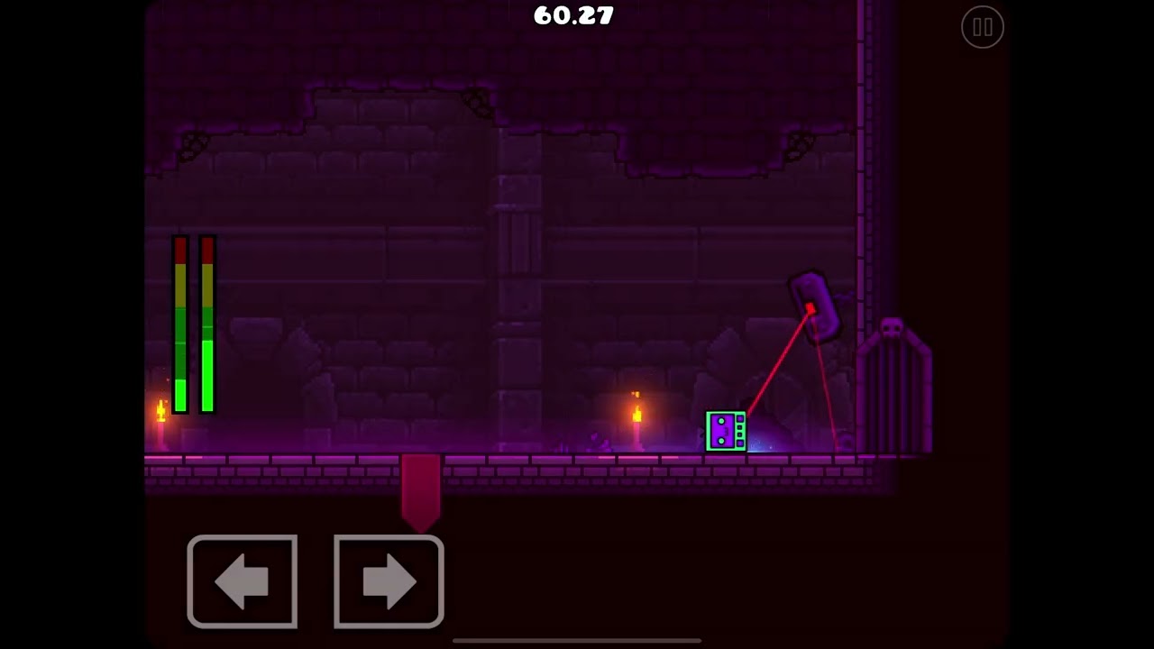 Geometry Dash - The Tower Level 1 All Blue Coins Walkthrough