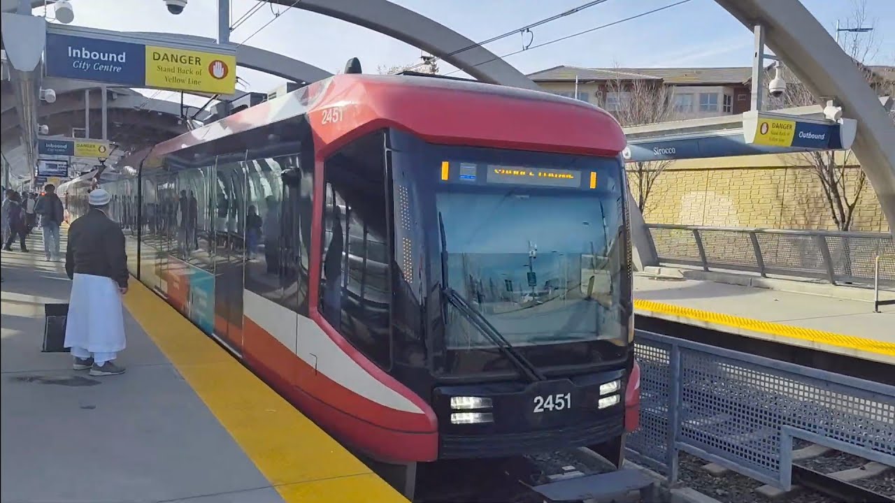 CALGARY CTRAIN: Sirocco LRT Station   (full station tour, revisited)