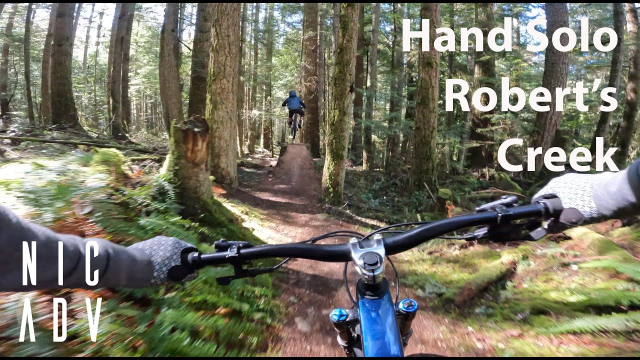 Hand Solo Trail in Robert's Creek on the Sunshine Coast of British Columbia 4K
