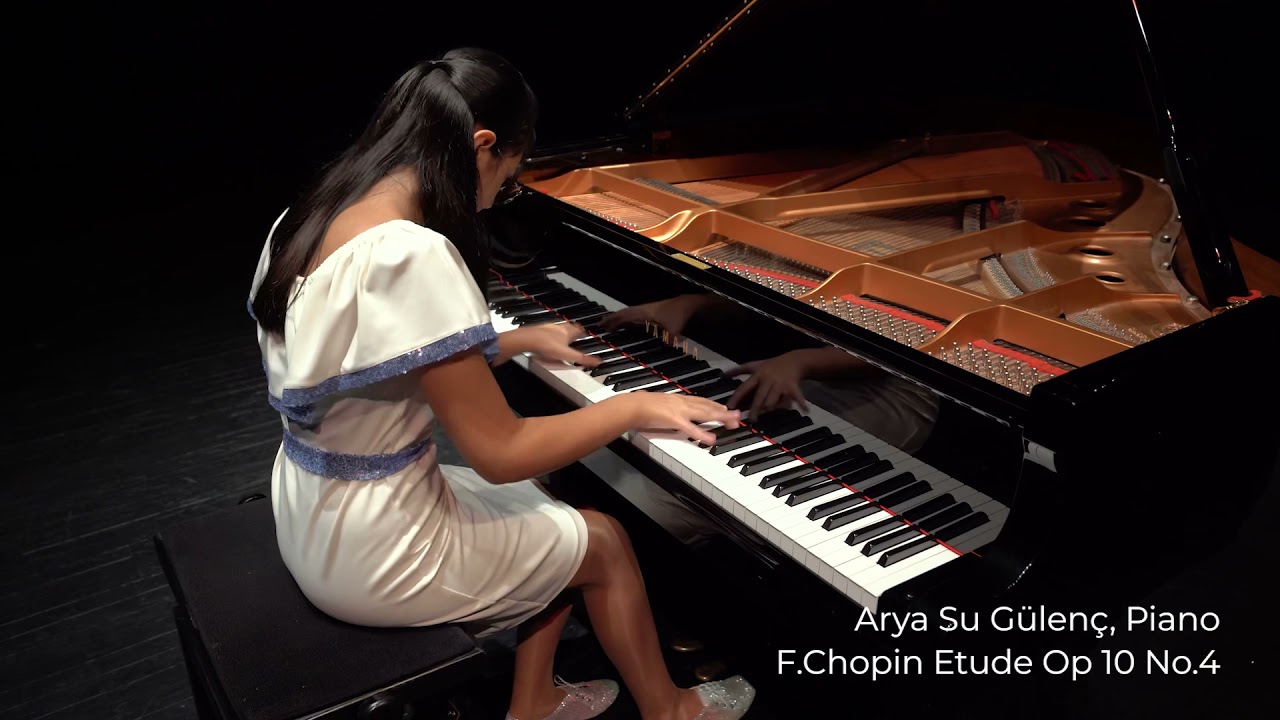 F.Chopin Etude Op.10 No.4 — Arya Su Gülenç #chopin #piano #aryasugulenc