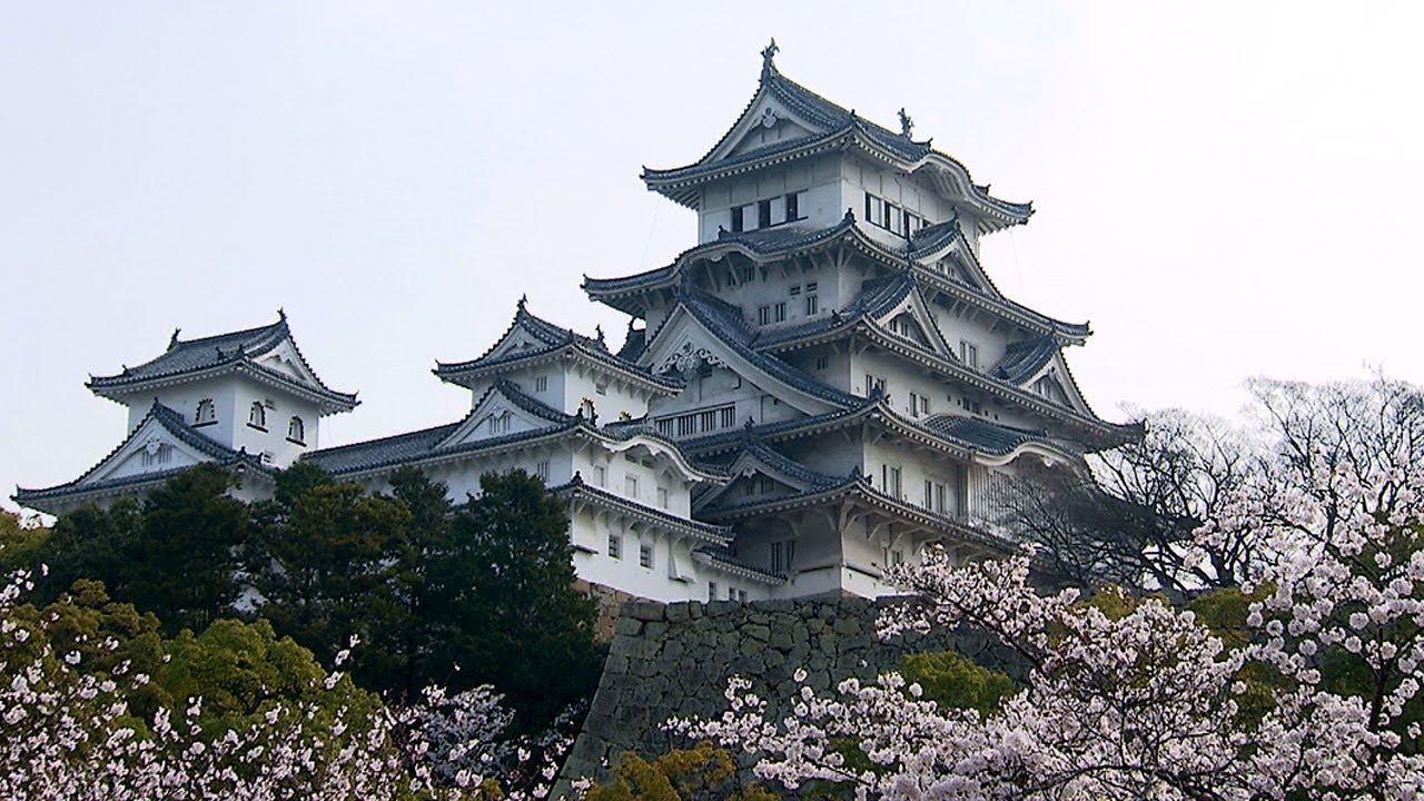【World Heritage】Himeji-jo Castle (Cherry Blossoms/ Sakura) | 世界遺産:姫路城 (春，桜)