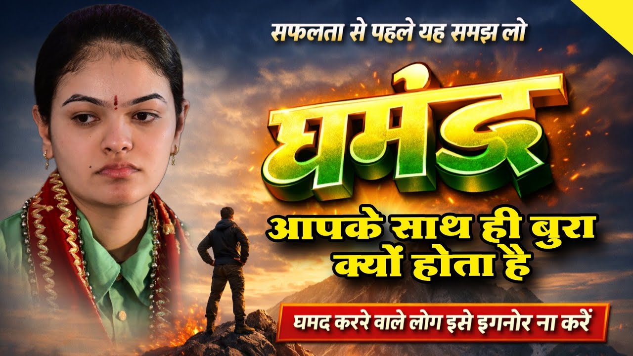 घमंडी का महल रेत का होता है, एक लहर सब उड़ा ले! 🏰 बचो या बिखरो || Ananya Sharma Ji ~ Motivational 