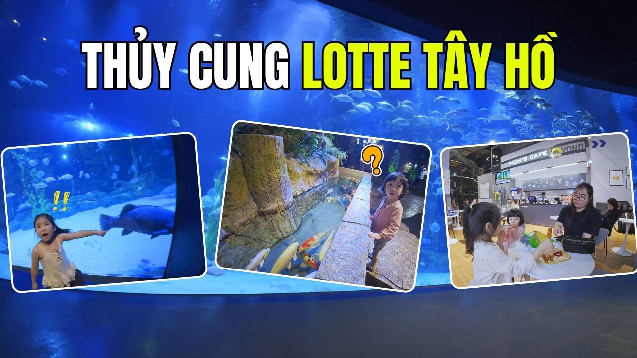 Vlog Gia Đình: Đi Thủy Cung Lotte Tây Hồ 2026 - Bé Phấn Khích Ngắm Cá & Vượt Thử Thách