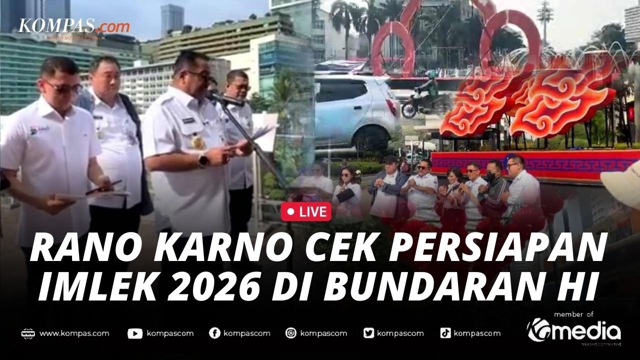 BREAKING NEWS - Imlek 2026 Tak Biasa, Rano Karno Pantau Persiapan Festival di Bundaran HI