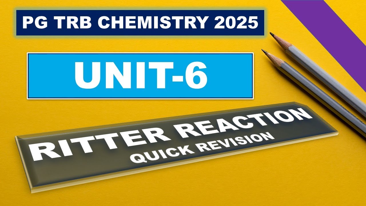 pg trb Chemistry/Unit 6/Ritter reaction/Mechanisms/Quick revision