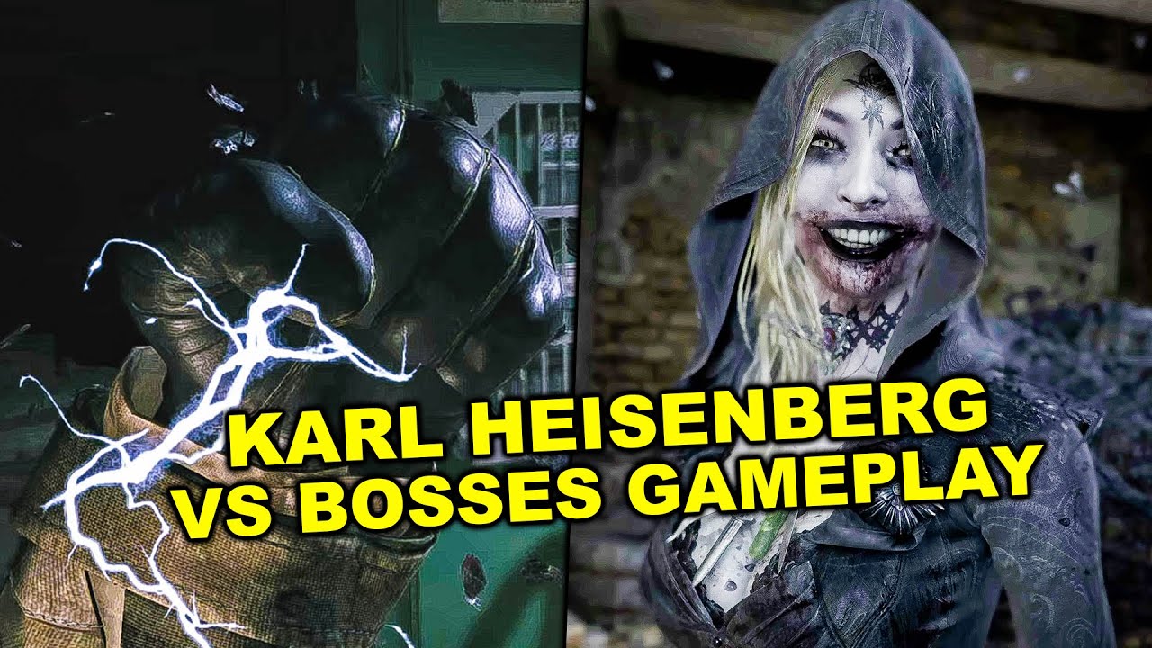 Resident Evil Village - KARL HEISENBERG VS Bosses Gameplay