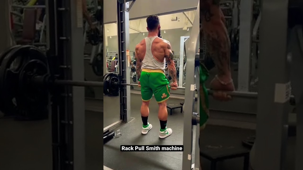 Rack Pull Smith Machine #fontescoach #fontesteam #gym #back #rack #pull #smith #machine