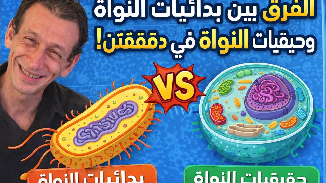 الفرق بين أوليات النواة وحقيقيات النواة ـ اولي ع دفعه ٢٠٢٦ ـ التيرم الاول ـ في ٢ دقيقة فقط 