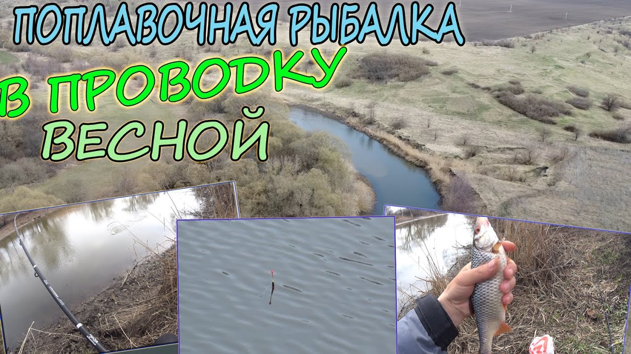 Рыбалка на поплавочную удочку, в проводку, на реке Сосна, весной! Открытие сезона открытой воды!