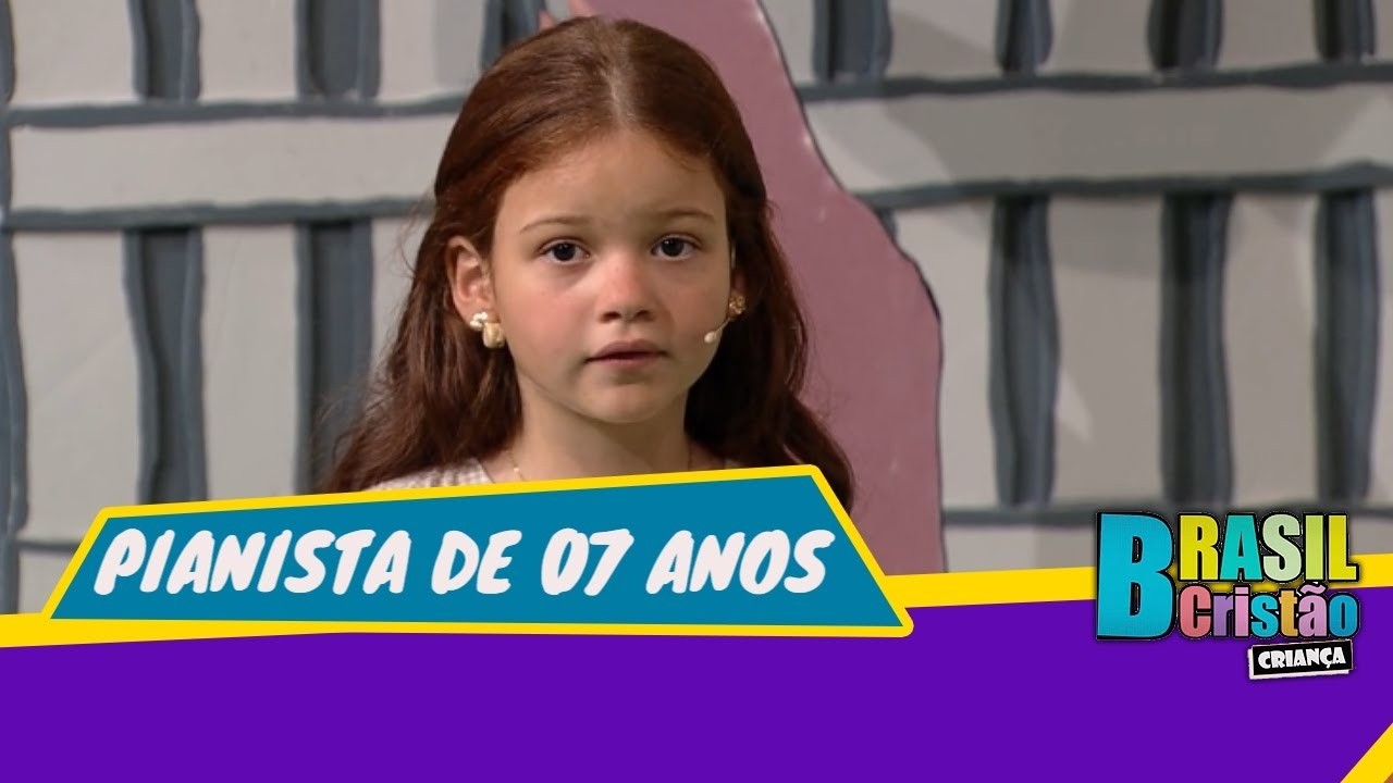 Pianista de 07 anos já leu mais de 400 livros l Brasil Cristão Criança