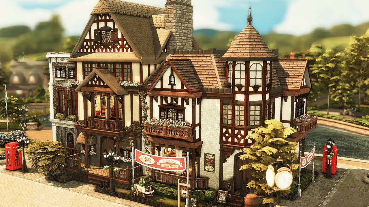 REFORMANDO O PUB DE AVELÂNDIA (SEM CP) - The Sims 4 Vida Campestre Speed Build