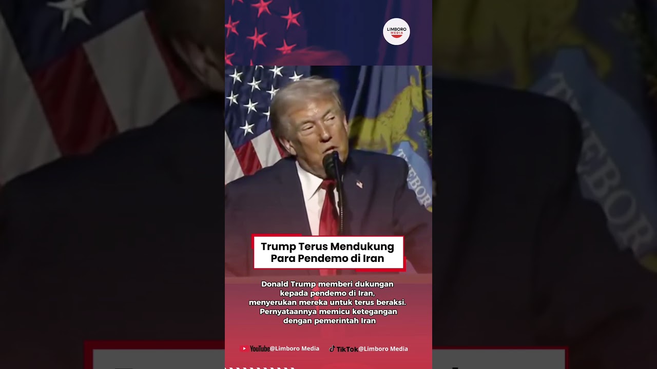 Trum memberi dukungan kepada demonstran iran 