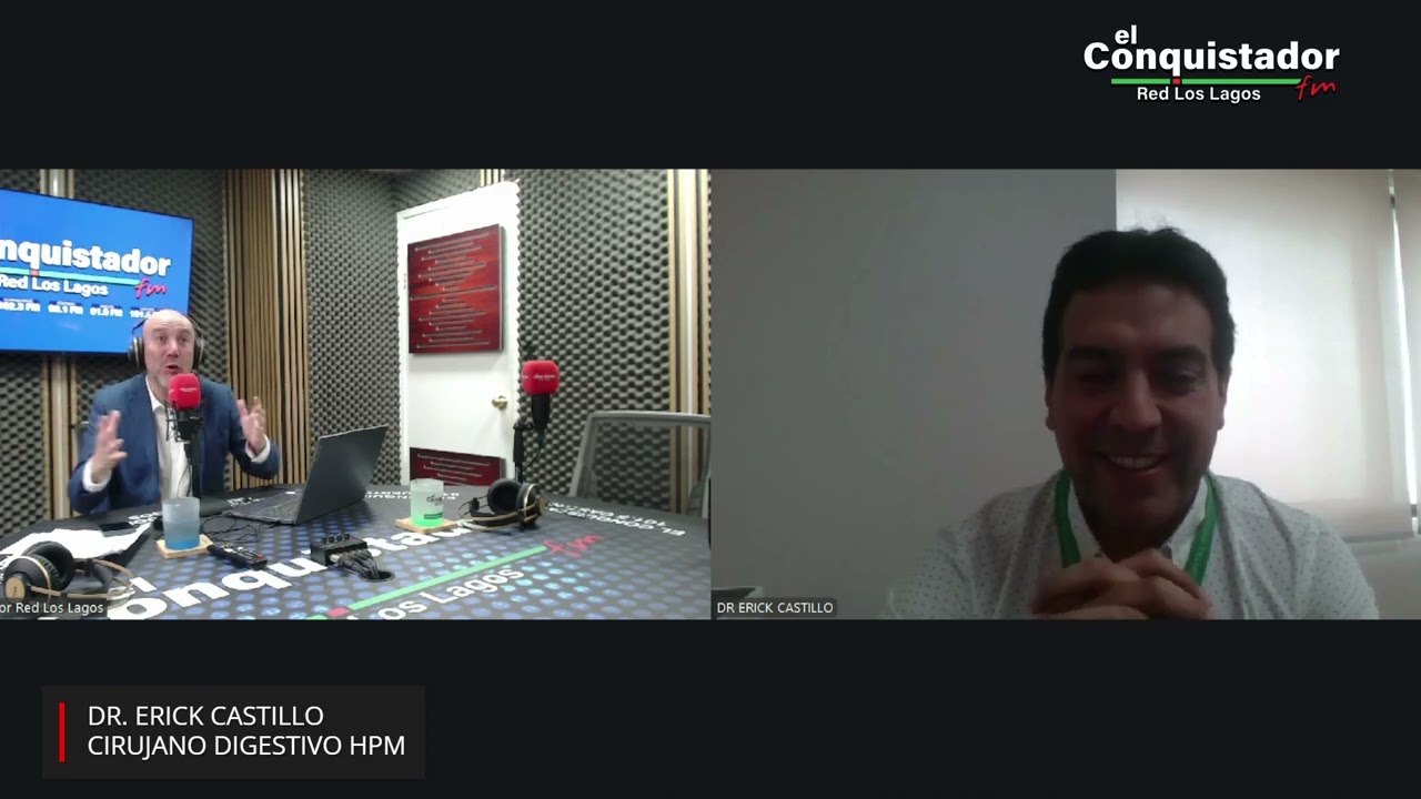 En Café Expréss, el Dr. Erick Castillo, Cirujano Digestivo HPM