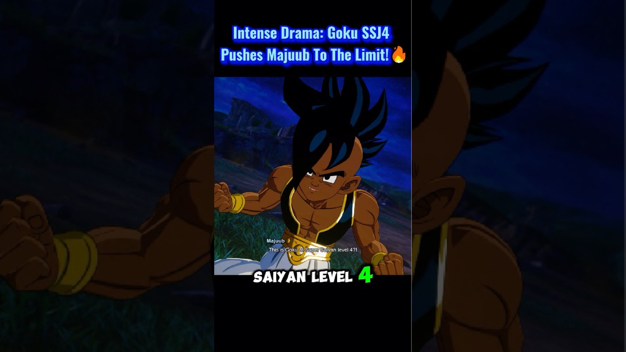 Напряженная драма: Goku SSJ4 доводит Маджуба до предела! 🔥 #sparkingzero #crashout #knockout