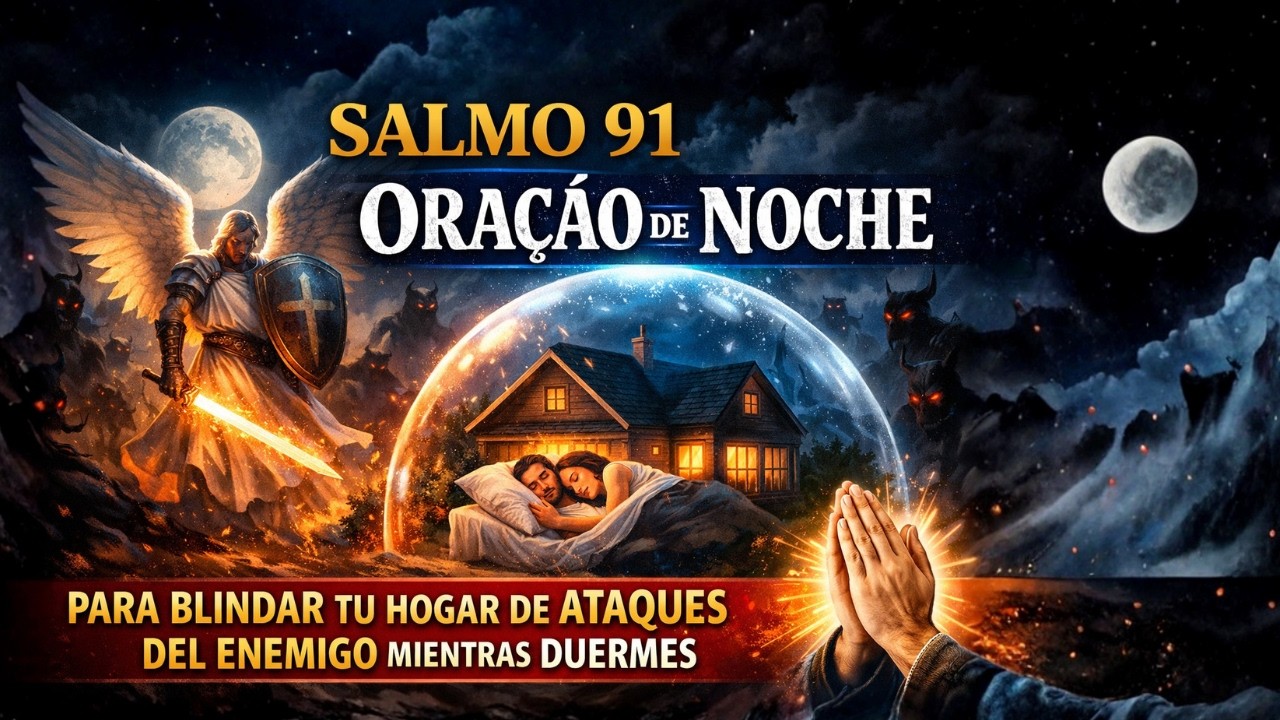 🔥 SALMO 91 – Oración de la Noche Para Blindar Tu Hogar de Ataques del Enemigo Mientras Duermes 🙏🏼