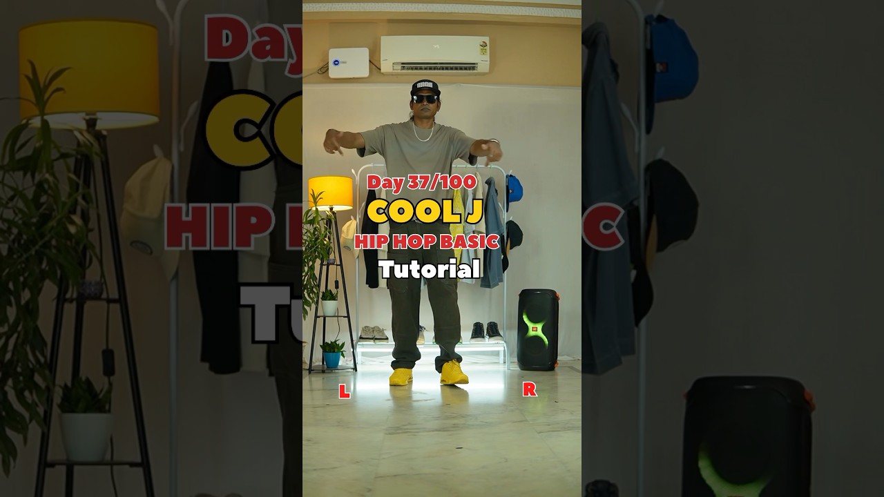 Day 37/100 HIP HOP BASIC DANCE STEP TUTORIAL #jddancetutorial  #dance  #oldschoolhiphop #basicdance