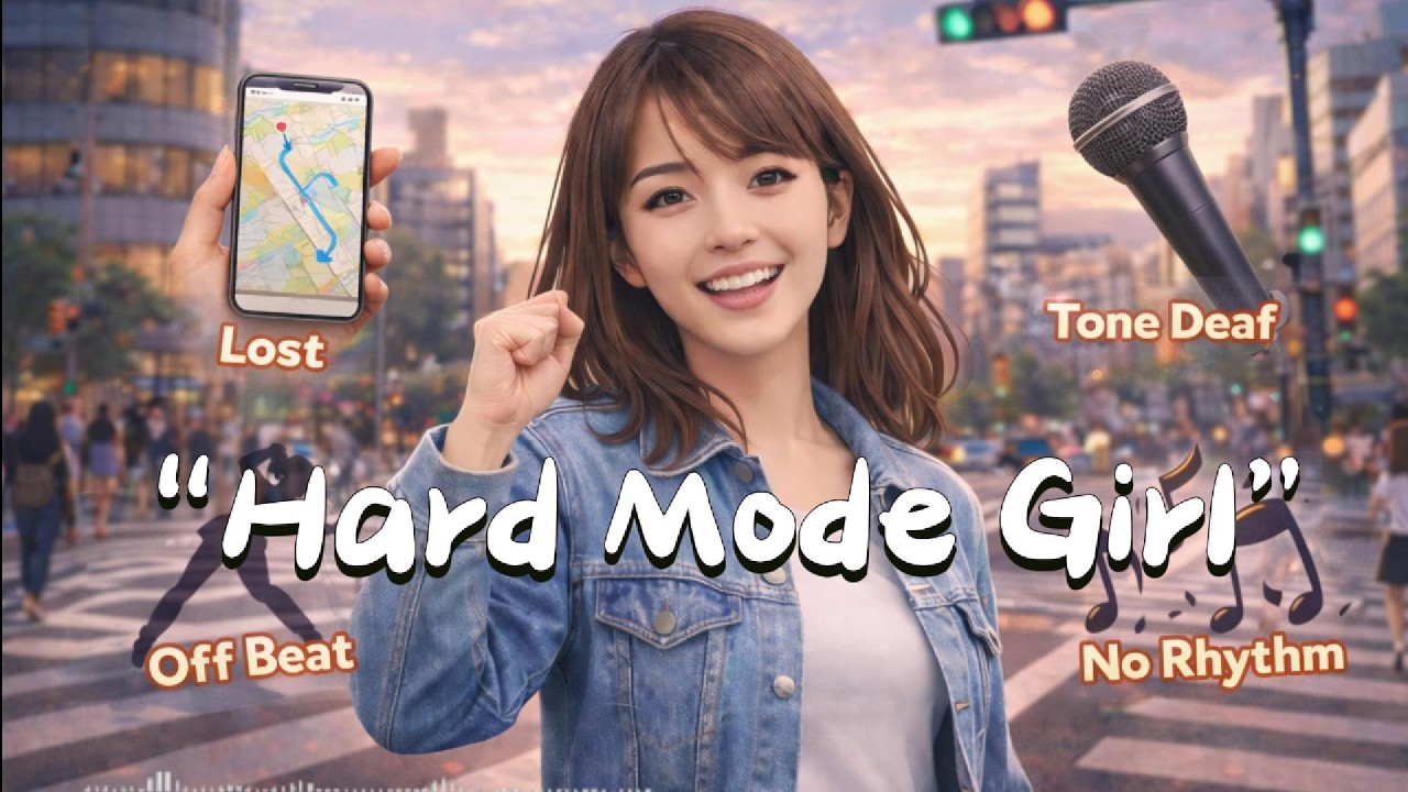 🎧  Hard mode girl 🎵...No sense of direction, no rhythm, but still thriving.