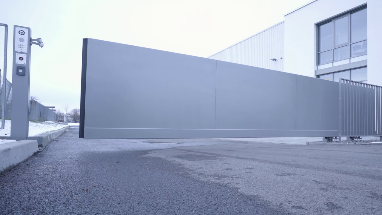 Berner Schiebetor ST-form - Produktvideo | Berner Torantriebe