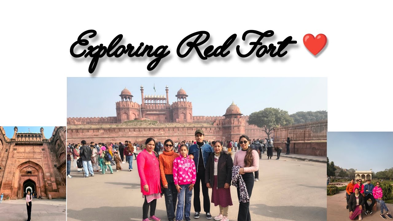 Just Exploring Red Fort ❤️ With Family 