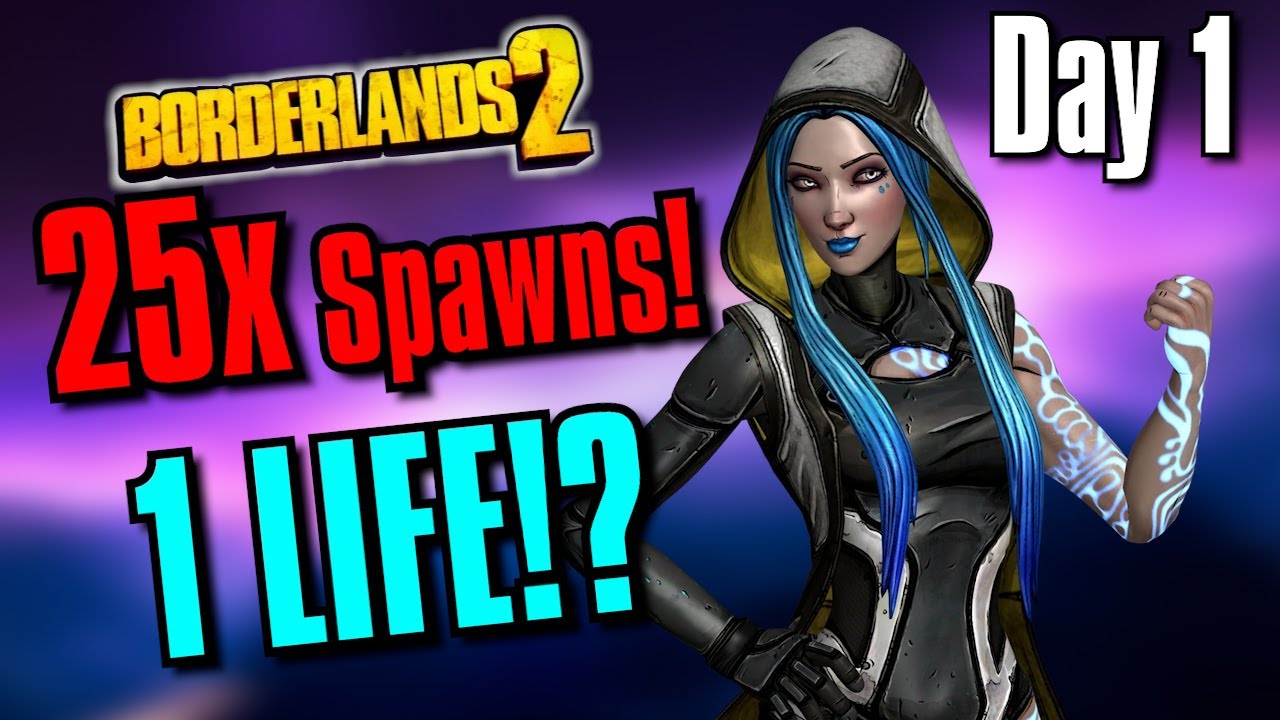 Могу ли я пройти Borderlands 2, не погибнув, если врагов появится в 25 раз больше!? | День 1