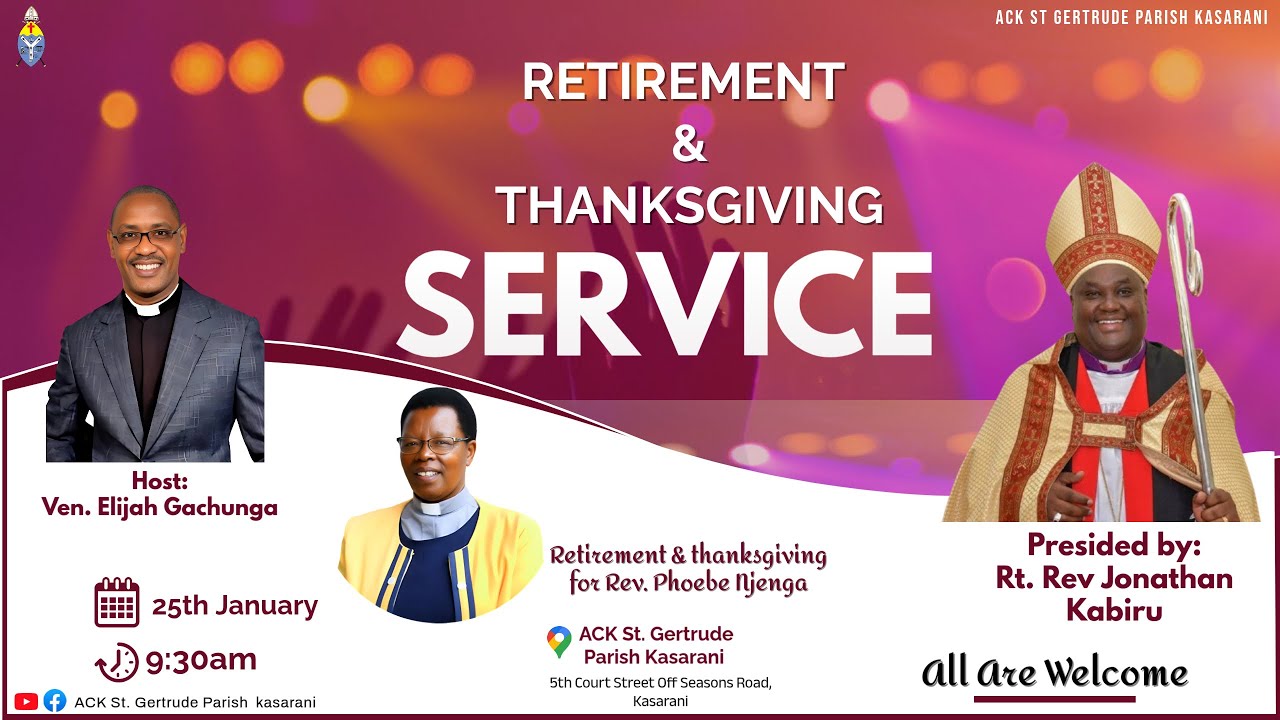 Retirement & Thanksgiving Service for Rev. Phoebe Njenga - 3rd Sunday of Epiphany | 2nd Service | HC