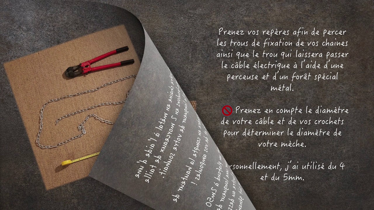 TUTO BRICO   COMMENT FABRIQUER UN LUSTRE DE STYLE INDUSTRIEL