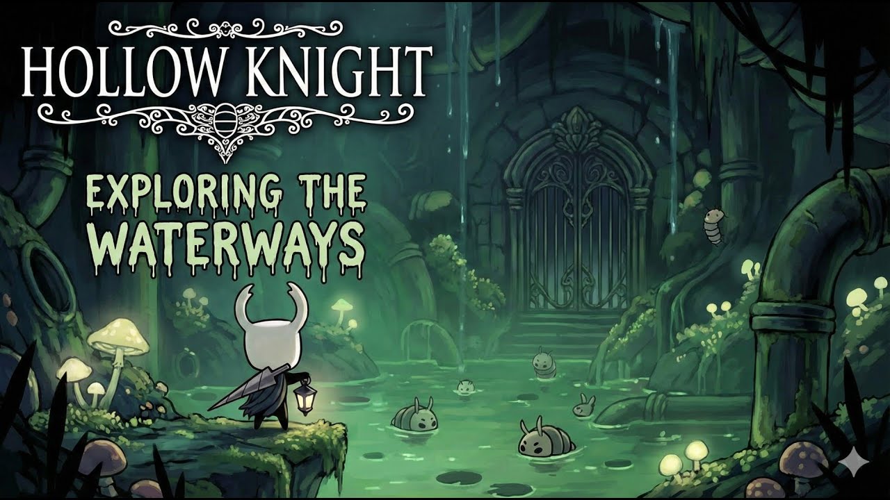 Exploring in Waterways || Hollow Knight|| No Face Cam