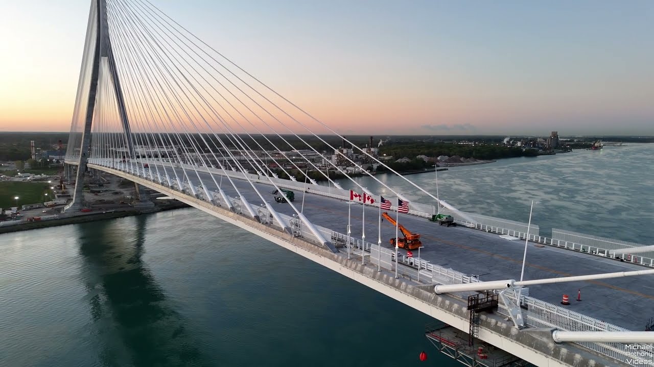 The Beauty of the Gordie Howe International Bridge | Detroit, Michigan