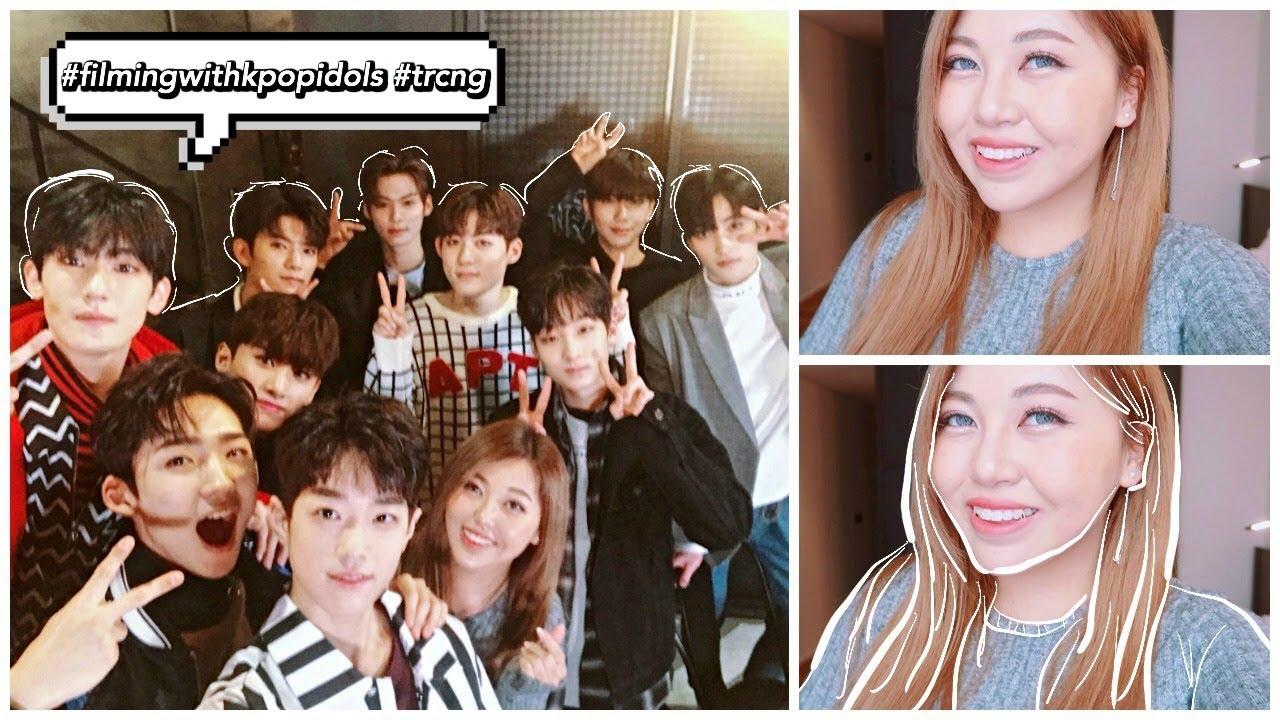 Filming With KPOP ROOKIES TRCNG! #shook
