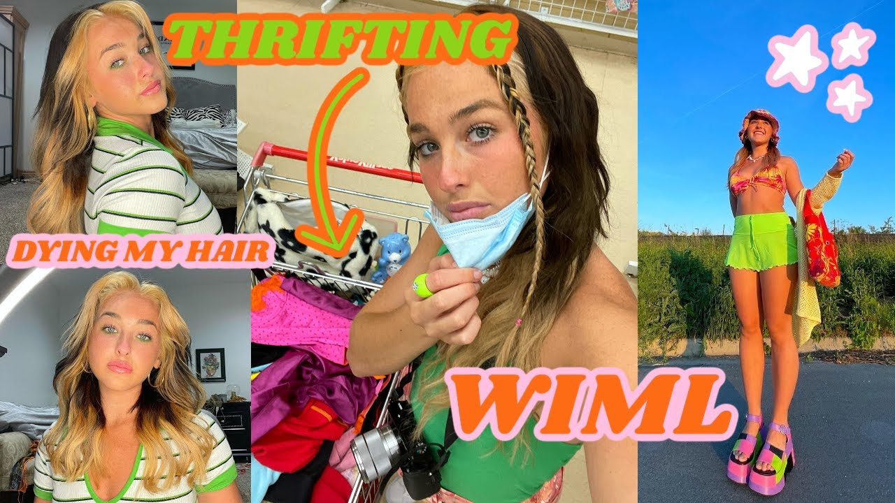 WIML ✿ LOTS OF THRIFTING, NEW INVENTORY, DYING MY HAIR ✿