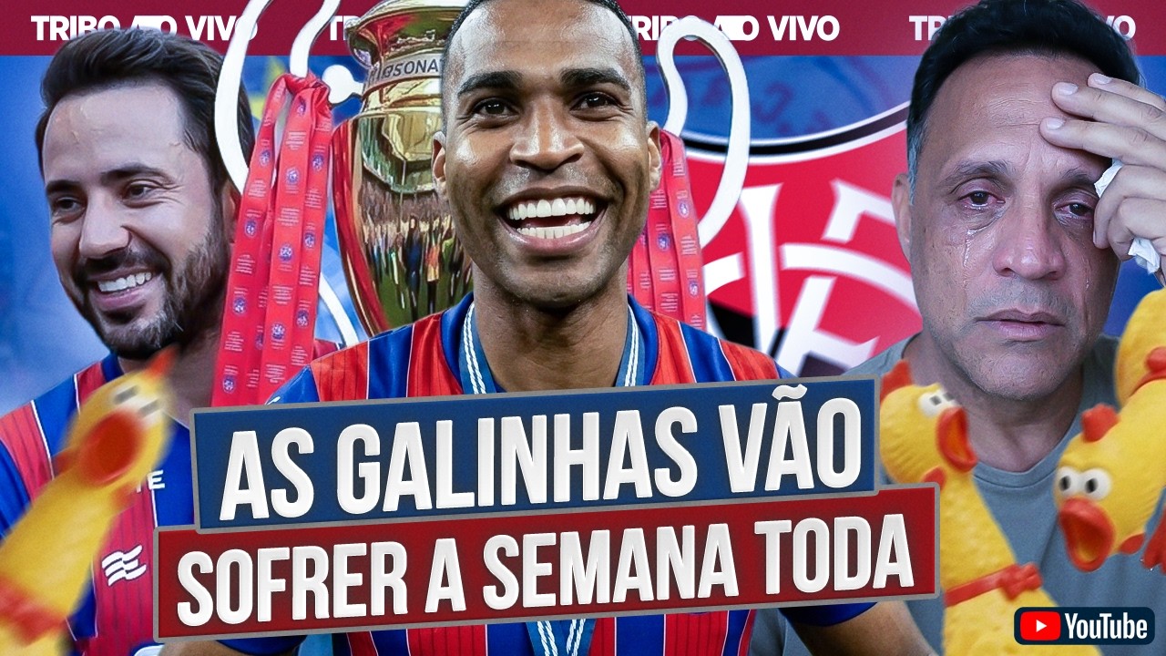 [AO VIVAÇO] BAHEA CAMPEAO BAIANO! AS GALINHAS AINDA VÃO SOFRER QUARTA-FEIRA! COLETIVA DE ROGERIO