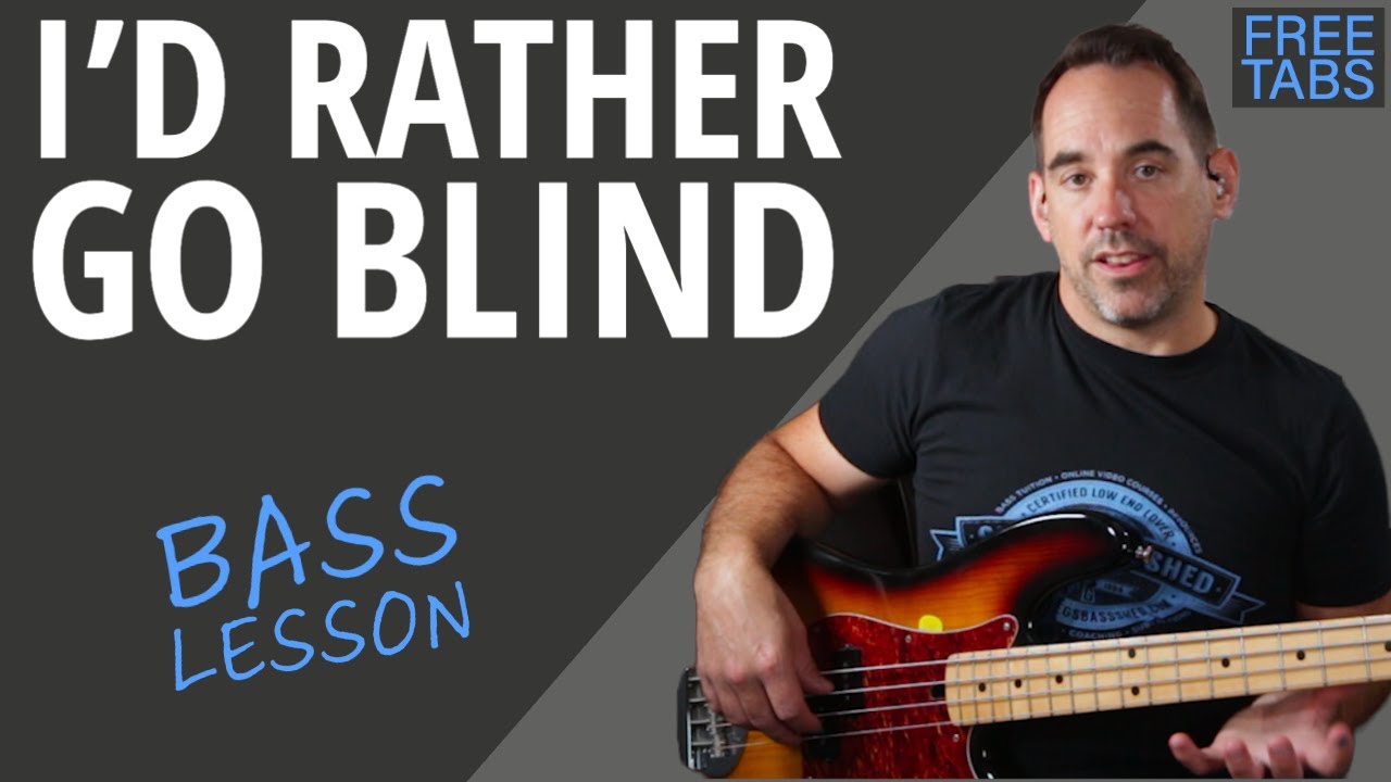 I'd Rather Go Blind by Etta James || Bass Lesson (No.187)
