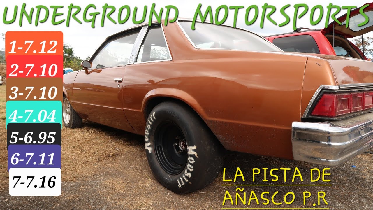 Chevrolet Malibu 1978 En la Pista De Añasco Puerto Rico