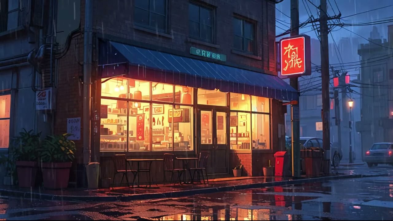 Quiet Rain Echoes in Tokyo 🌧️🎧