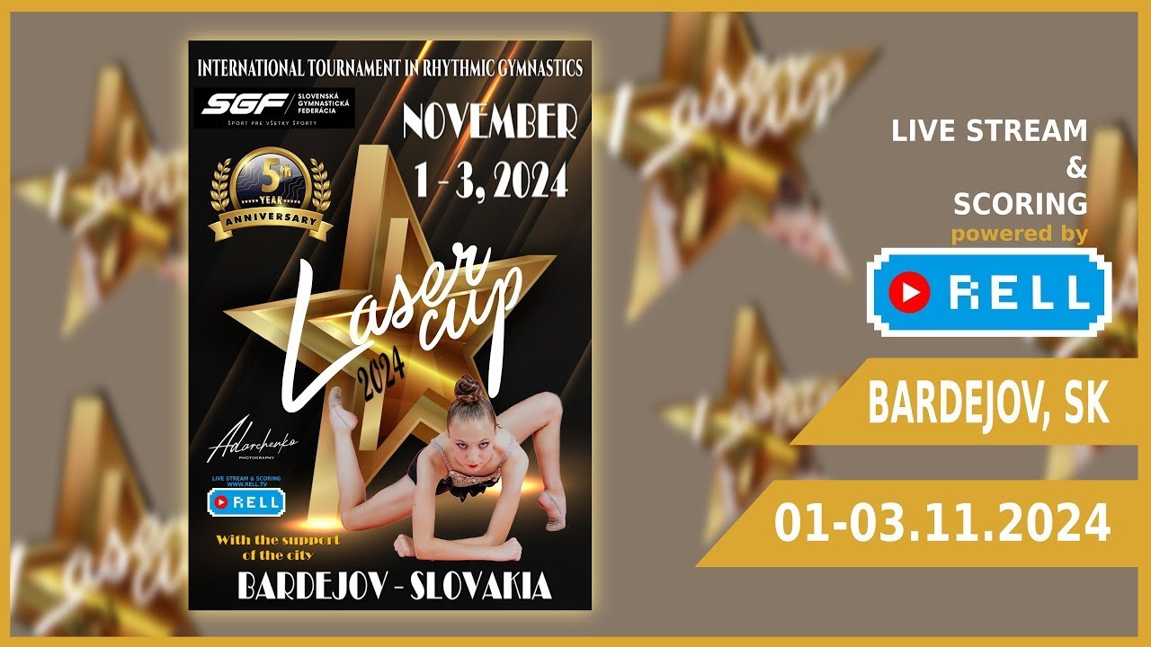 【▶️RELL 】5TH INTERNATIONAL RG TOURNAMENT – LASER CUP – BARDEJOV, SK – 01-03.11.2024 (DAY 3)