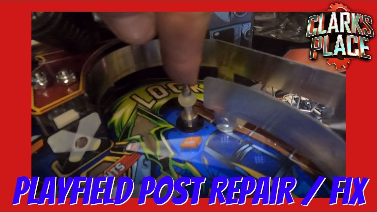 JJP Guns and Roses Pinball Posts and Playfield Issues