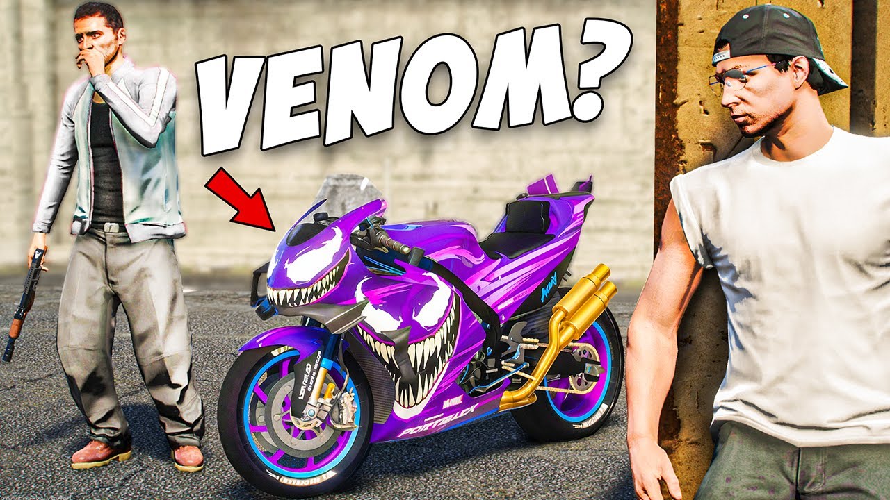 Stealing ANIMATED RACING BIKE sa GTA 5