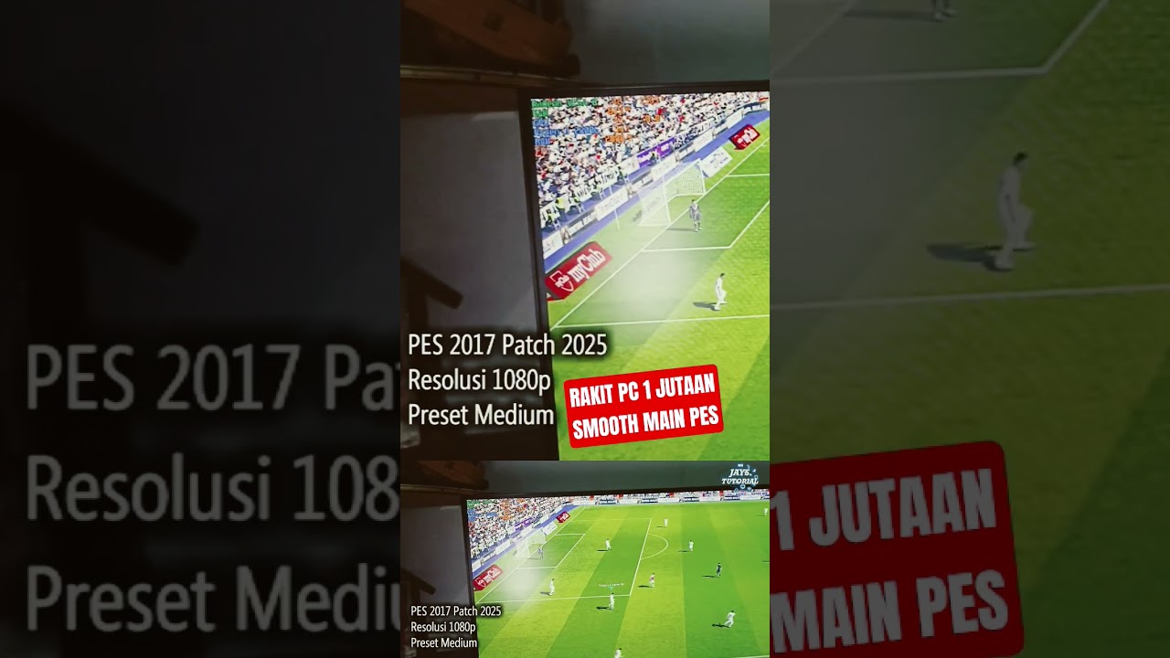 RAKIT PC 1 JUTA LANCAR MAIN PES #rakitpc1juta #rakitpc #pcmurah #pcgaming
