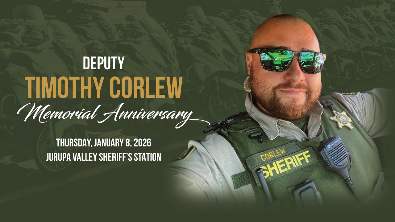 Deputy Timothy Corlew Memorial Anniversary Ceremony
