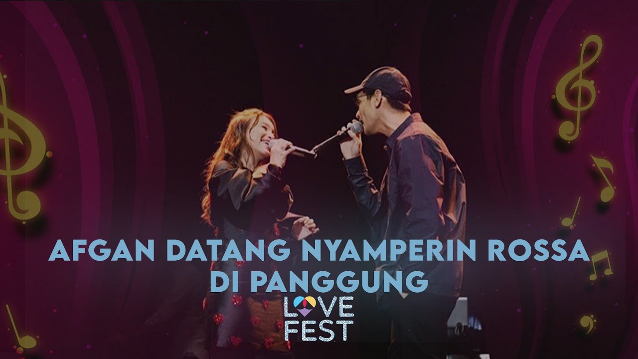 KEJUTAN!! AFGAN DATANG NYAMPERIN ROSSA DI PANGGUNG LOVEFEST 2020