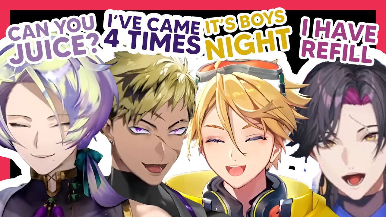 Claude, Vanta, Wilson and Zali had a boys locker moment 【NIJISANJI EN】