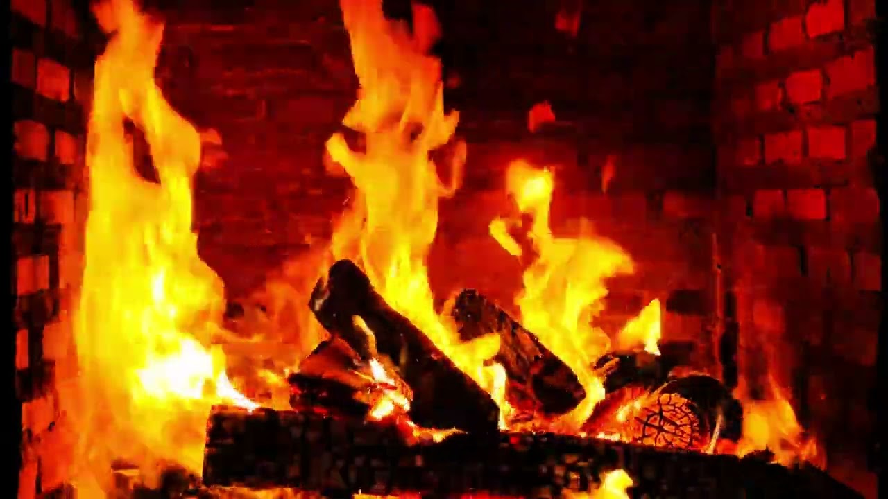 Warm Brick Fire Glow for Deep Relaxing Home Comfort 🔥