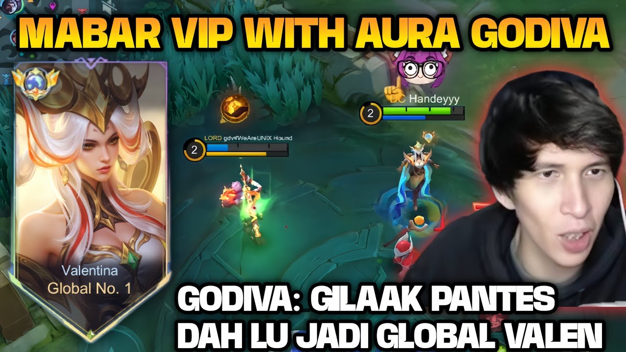 MABAR VIP BARENG GODIVA!! INI DIA COMBO VALEN MID BUILD TANK DAN HAYA ROAM BUILD DAMAGE!! 🔥