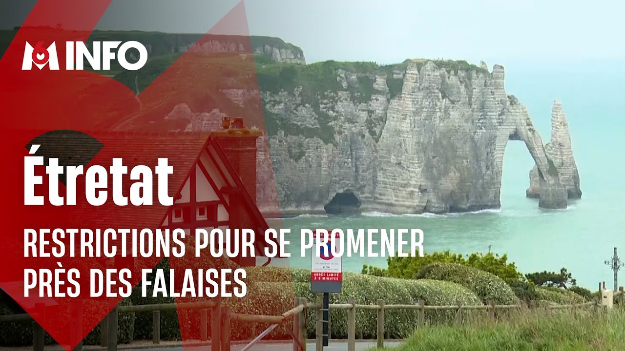 Étretat limite l’accès aux falaises et aux plages