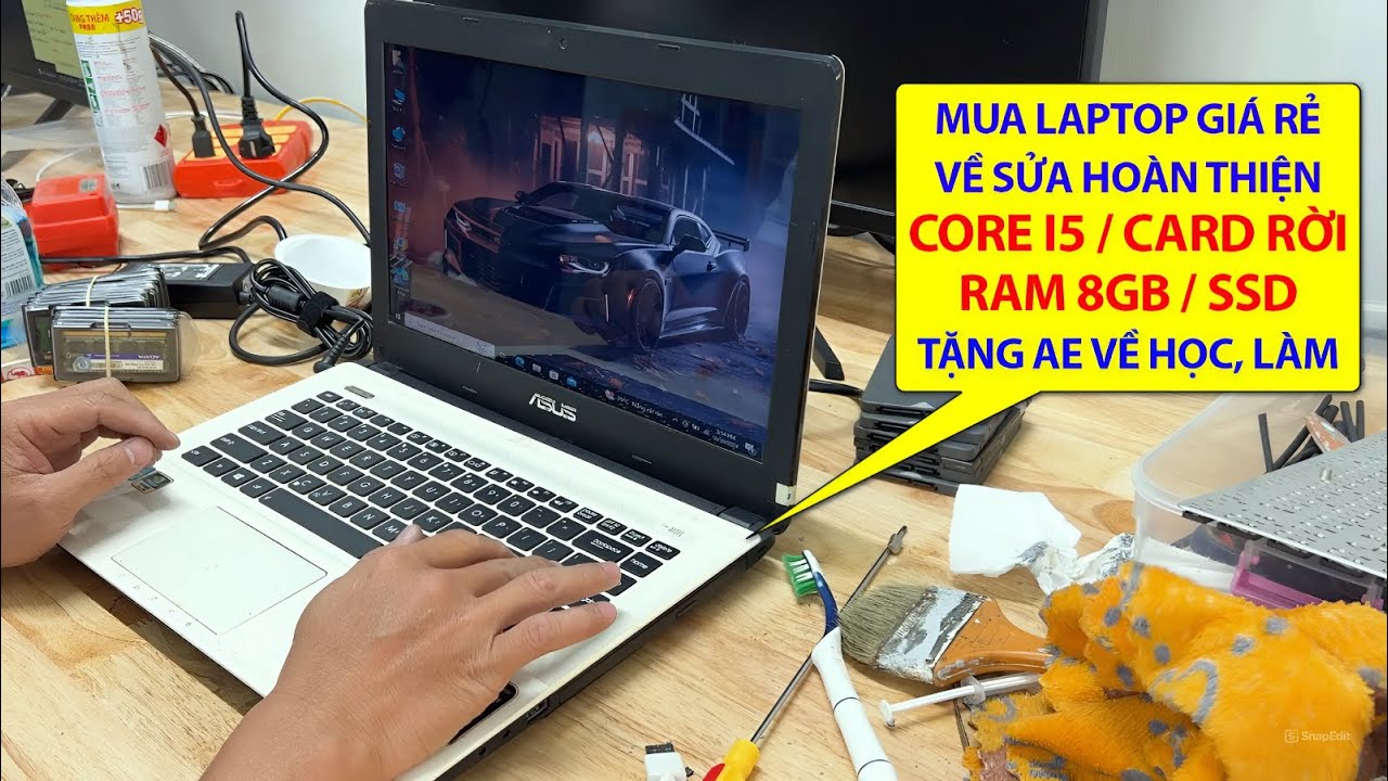Mua Laptop Cũ Thanh Lý Về Sửa Chữa Hoàn Thiện Để Tặng Các Bạn Dùng Học Tập và Làm Việc