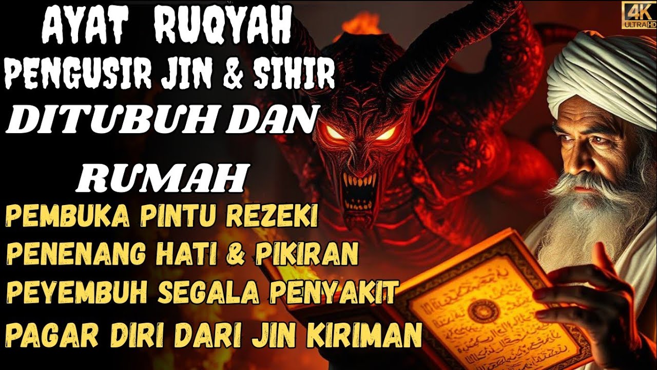 RUQYAH RUMAH PENGUSIR JIN, SETAN & SIHIR DI RUMAH & TUBUH, PENENANG HATI DAN FIKIRAN| BY ALAA AQEL