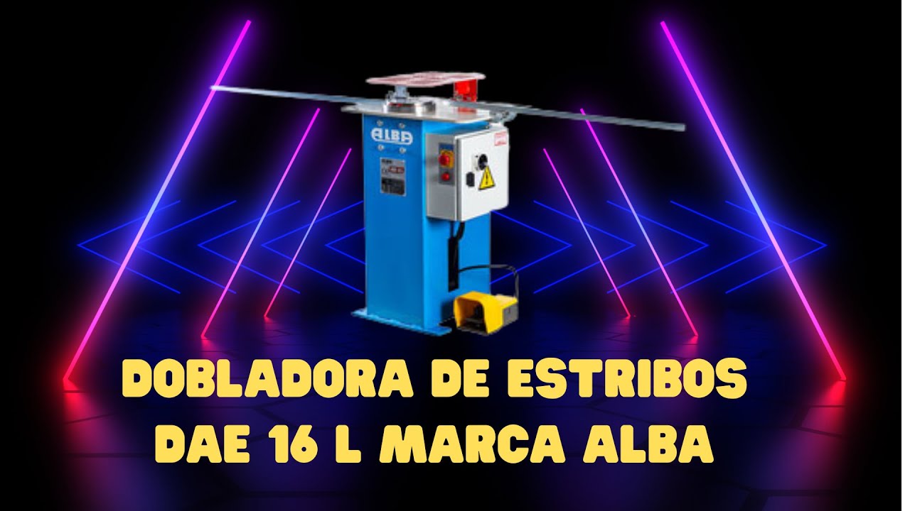 Dobladora de Estribos DAE 16L Marca ALBA