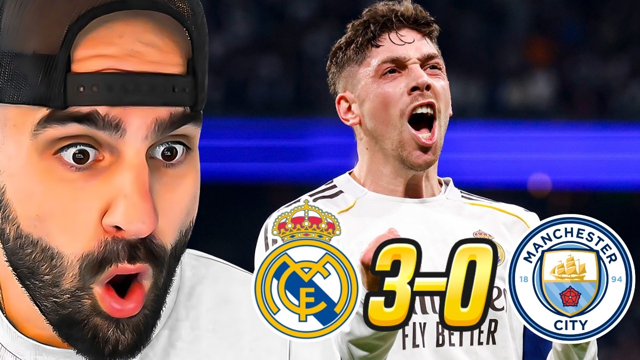 VALVERDE WTF DID I JUST WITNESS 😭 | REAL MADRID 3-0 MAN CITY