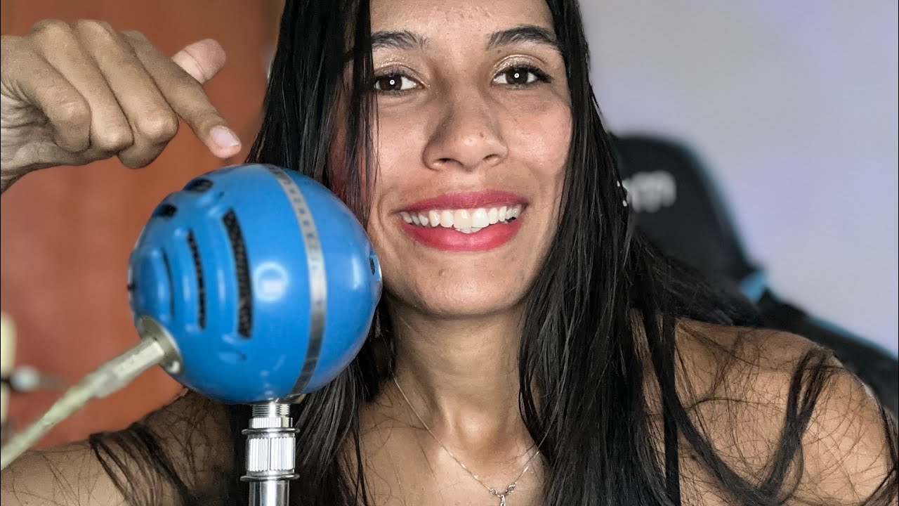 ASMR COM PRIMEIRO MIC DO CANAL ( especial 27k de inscritos)